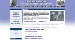 Desktop Screenshot of creatureremoval.com